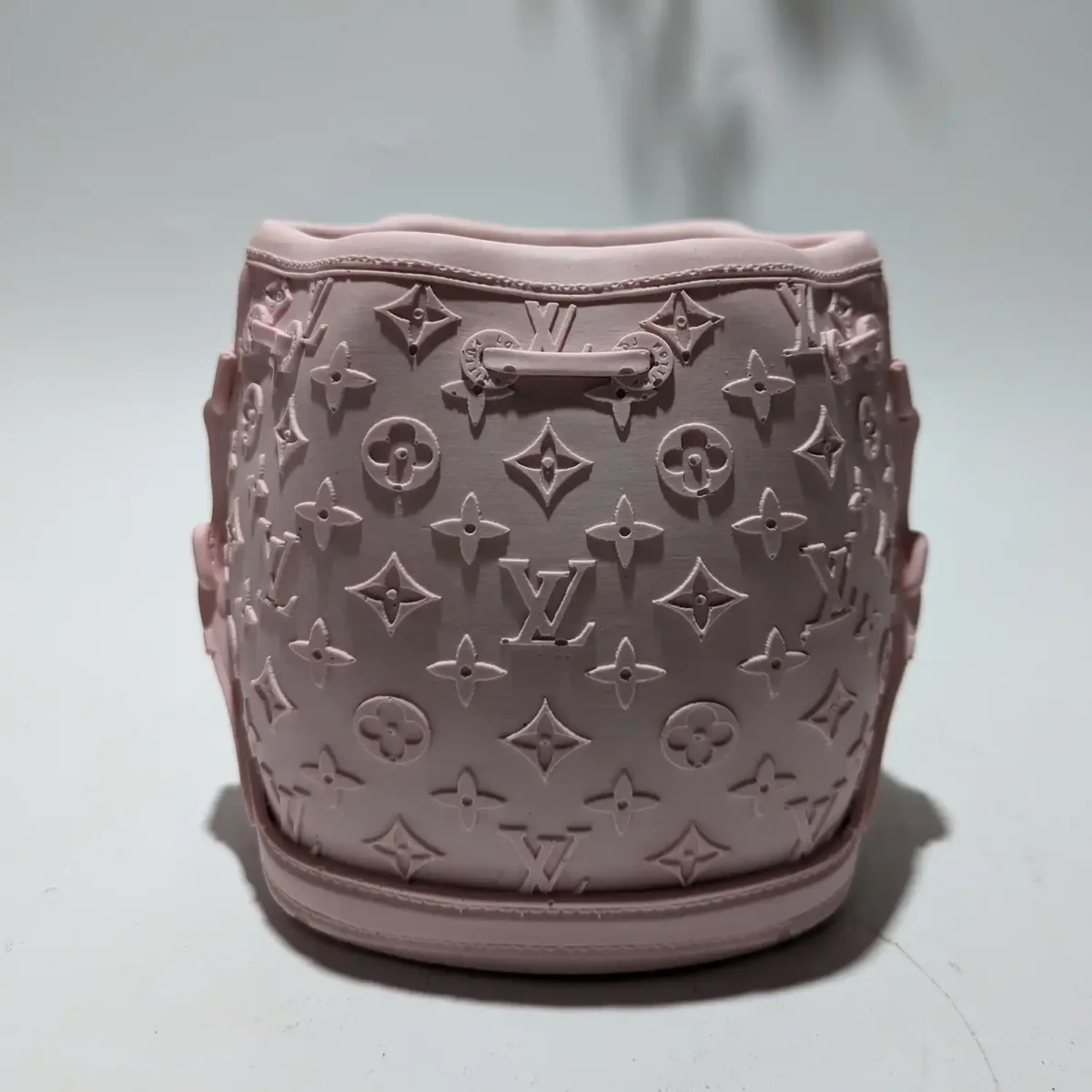 Hannah Heidi Homewares - LV Bucket Bag Vase - Pink